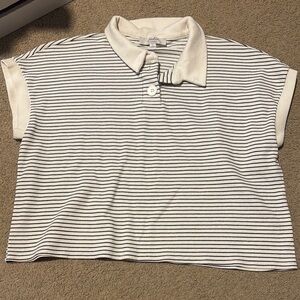 Antelier 2 button collared shirt- size L